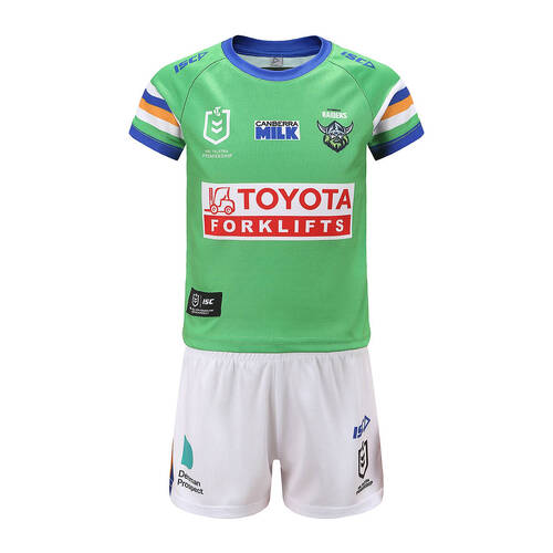 Canberra Raiders NRL ISC 2023 Home Jersey Toddlers Set Sizes 0-4!