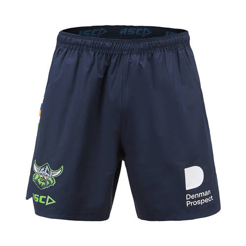 Canberra Raiders NRL ISC Training Shorts Navy-Green Sizes S-5XL! T3