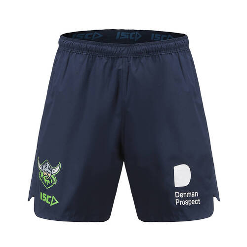 Canberra Raiders NRL ISC Training Shorts Navy Sizes S-5XL! T3