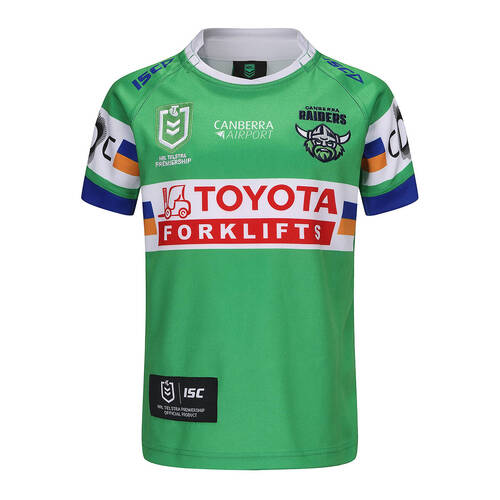 Canberra Raiders NRL ISC 2025 Home Jersey Kids Sizes 6-16!