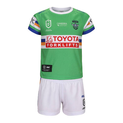 Canberra Raiders NRL ISC 2025 Home Jersey Toddlers Set Sizes 0-4! 