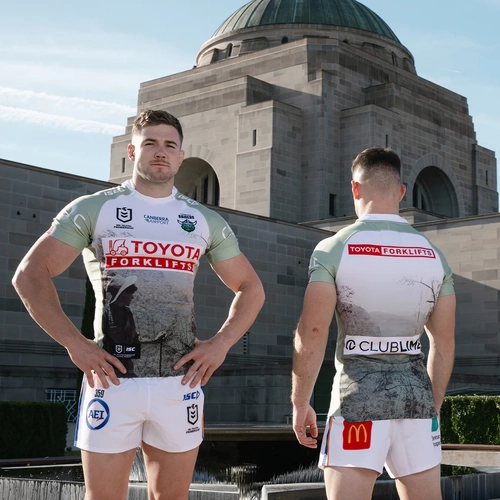 Canberra Raiders NRL ISC 2025 ANZAC Jersey Sizes S-3XL!