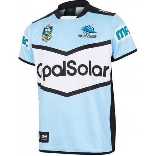 Cronulla Sharks NRL X Blades Home Jersey Adults, Kids & Toddlers Sizes! T8