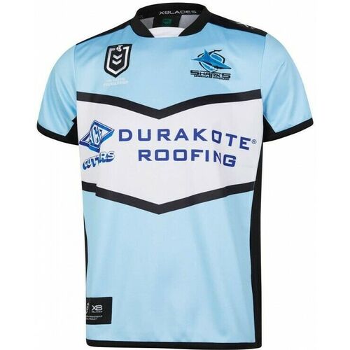 Cronulla Sharks NRL X Blades Home Jersey Adults Sizes S-6XL! T9
