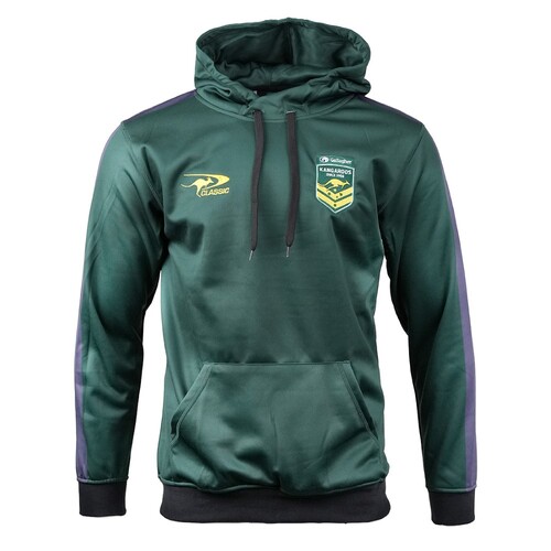 Australian Kangaroos 2024 ARL Players Green Team Hoody Hoodie Sizes S-7XL! 