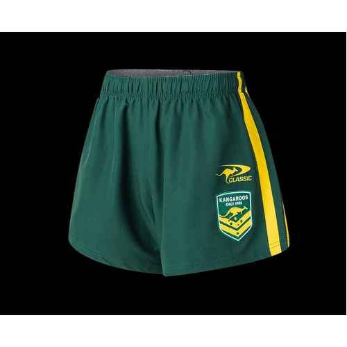 Australian Kangaroos 2025/26 ARL Players Home Shorts Sizes S-7XL!