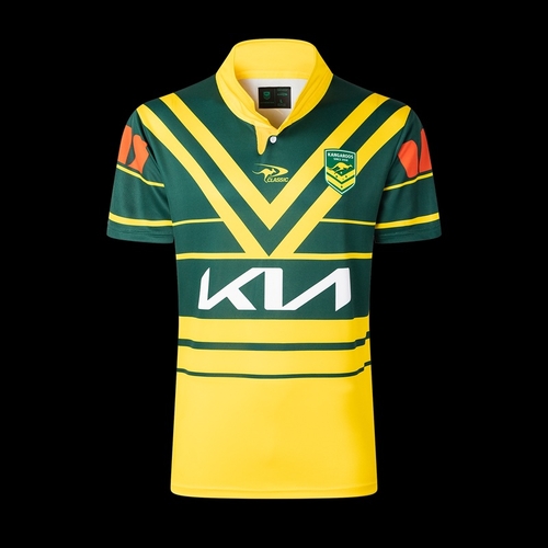 Australian Kangaroos 2025/26 ARL Players Training Jersey Sizes S-7XL!