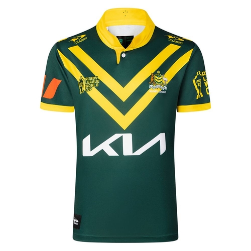Australian Kangaroos RLWC 2026 Classic Home Jersey Sizes XS-7XL!