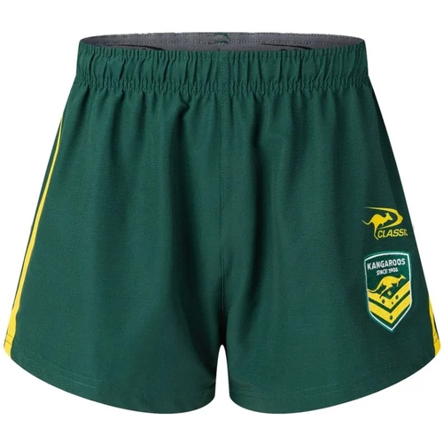 Australian Kangaroos RLWC 2026 Classic Home Shorts Sizes S-2XL!