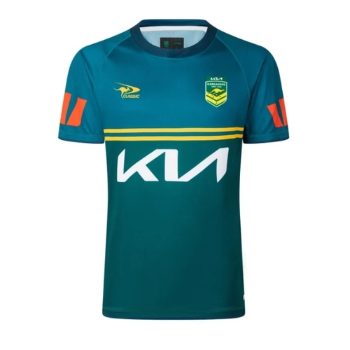 Australian Kangaroos RLWC 2026 Classic Training T Shirt Sizes S-7XL!