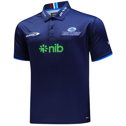 Auckland Blues 2024 Super Rugby Classic Team Polo Sizes S-7XL!