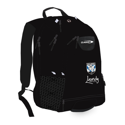 Canterbury Bulldogs NRL 2024 Classic Backpack Travel Training School Bag!
