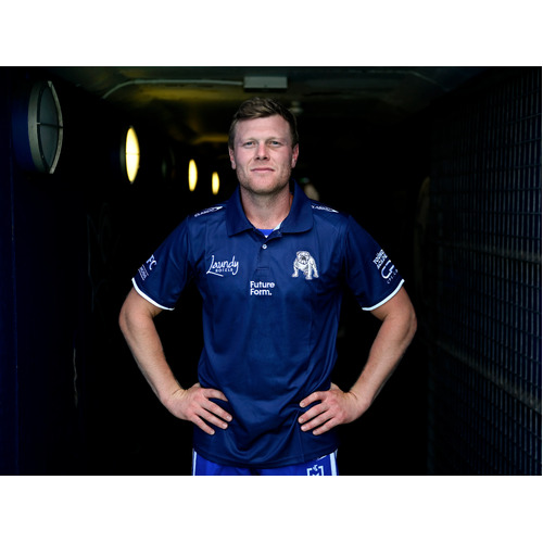 Canterbury Bulldogs NRL 2024 Classic Media Polo Shirt Navy Sizes S-7XL!