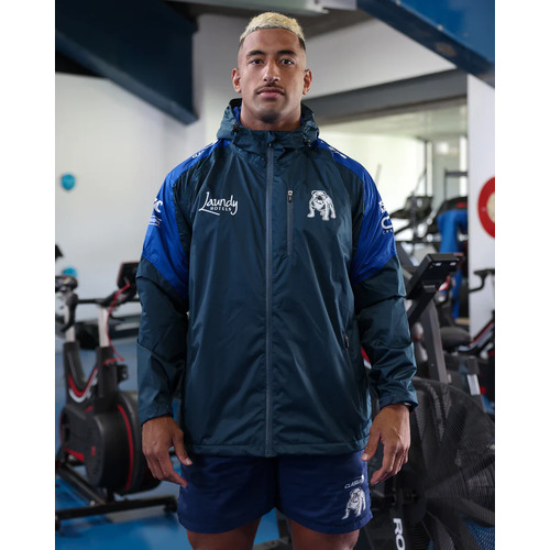 Canterbury Bulldogs NRL 2024 Classic Players Wet Weather Jacket Sizes S-7XL!