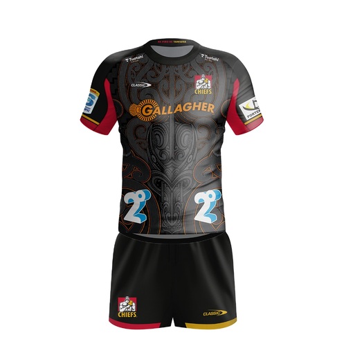 Waikato Chiefs 2024 Super Rugby Classic Home Jersey Toddlers Set Sizes 0-6!