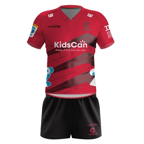 Canterbury Crusaders 2024 Super Rugby Classic Home Jersey Toddlers Infants Set Sizes 2-6!