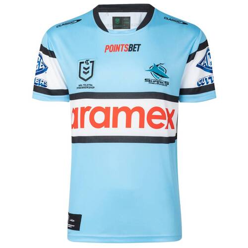 Cronulla Sharks 2024 NRL Classic Home Jersey Sizes S-7XL!