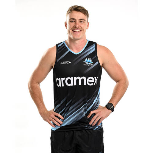 Cronulla Sharks 2024 NRL Classic Training Singlet Sizes S-7XL!