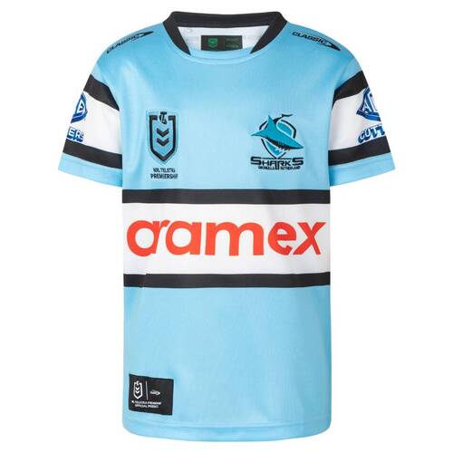 Cronulla Sharks 2024 NRL Home Classic Jersey Kids Sizes 6-14!