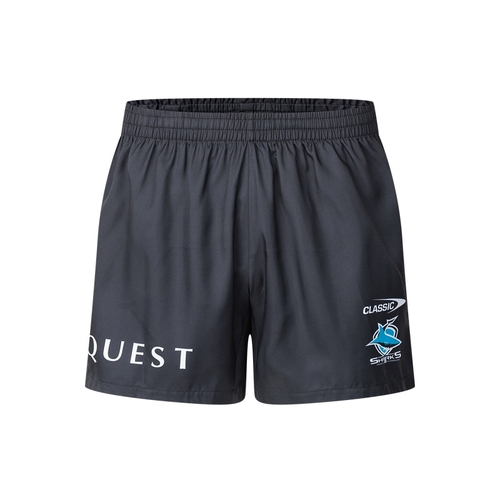 Cronulla Sharks 2025 NRL Classic Performance Gym Training Shorts Sizes S-7XL!