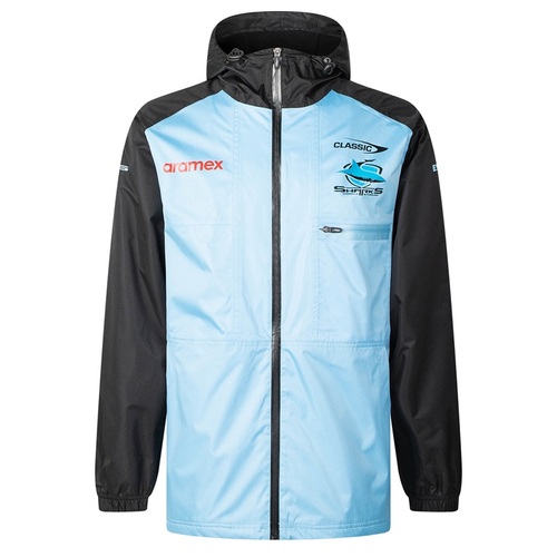 Cronulla Sharks 2025 NRL Classic Players Wet Weather Jacket Sizes S-7XL!