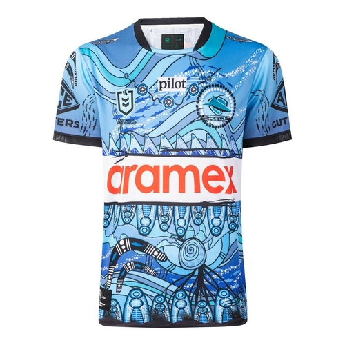 Cronulla Sharks 2026 NRL Classic Indigenous Jersey Sizes S-7XL!