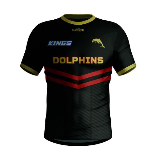 The Dolphins NRL 2024 Classic Warm Up Tee Shirt Sizes S-7XL!