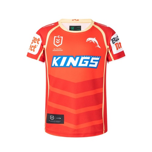 The Dolphins NRL 2025 Classic Home Jersey Toddlers Set Sizes 0-6!