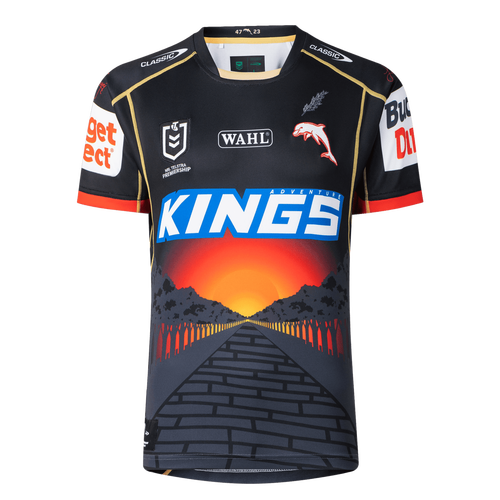 The Dolphins NRL 2025 Classic ANZAC Jersey Adults Sizes S-7XL!