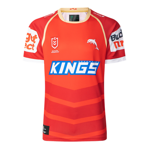 The Dolphins NRL 2025 Classic Home Jersey Adults Sizes S-7XL!