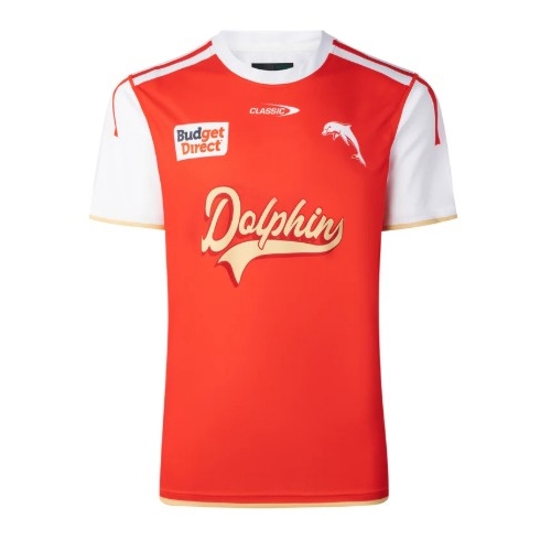 The Dolphins NRL 2026 Classic Warm Up T Shirt Sizes S-7XL!