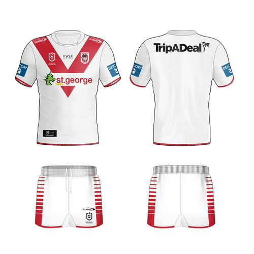 St George Illawarra Dragons NRL 2024 Classic Home Jersey Infant Sizes 0-4!