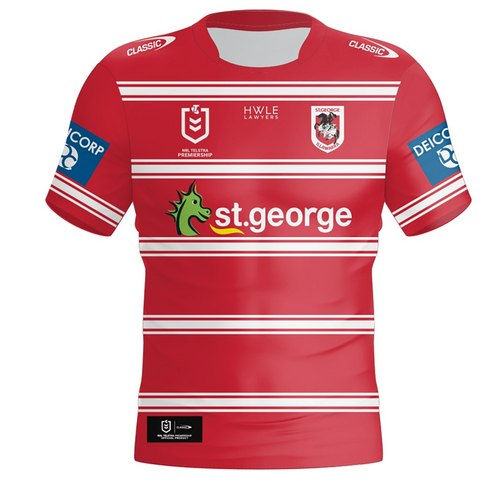 St George ILL Dragons 2024 NRL Classic Alternate Jersey Sizes S-7XL! 