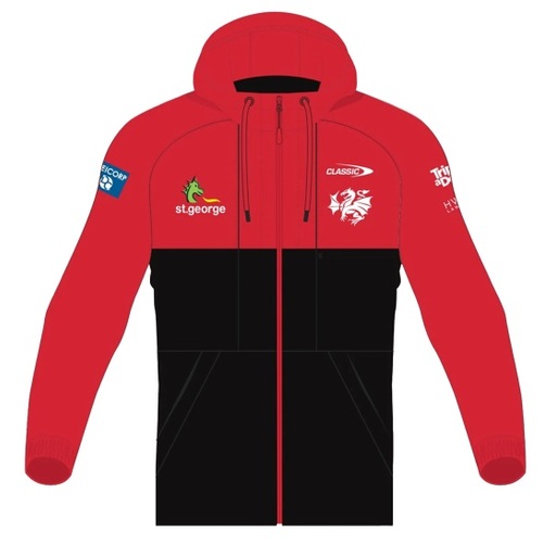 St George ILL Dragons NRL 2024 Classic Wet Weather Jacket Sizes S-7XL!