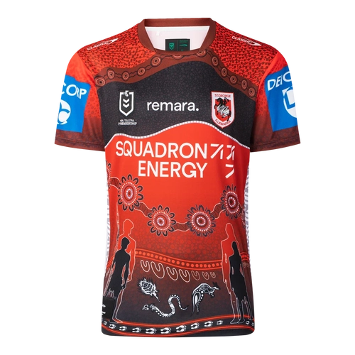 St George ILL Dragons NRL 2025 Classic Indigenous Jersey Sizes S-7XL!