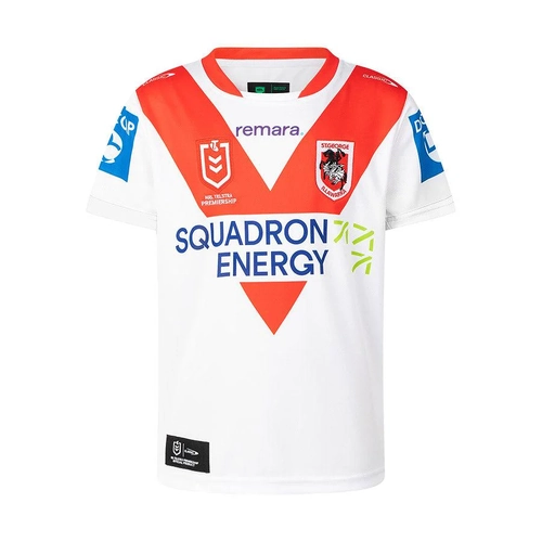 St George Dragons NRL 2025 Classic Home Jersey Kids Sizes 6-14!