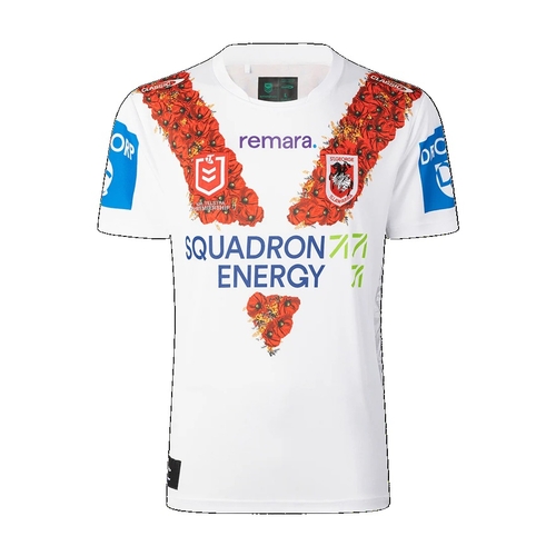Dragons NRL 2026 Classic Commemorative ANZAC Round Jersey Sizes S-3XL!