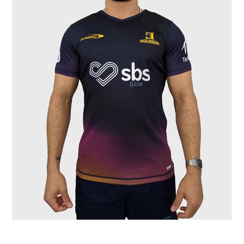 Otago Highlanders 2024 Super Rugby Classic Pro Training T-Shirt Sizes S-7XL!