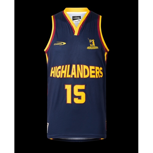 Otago Highlanders 2026 Super Rugby Classic Basketball Singlet Sizes S-3XL!