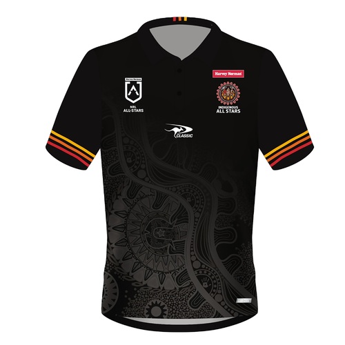 IAS Indigenous All Stars 2024 Players Performance Polo Shirt Sizes S-7XL!