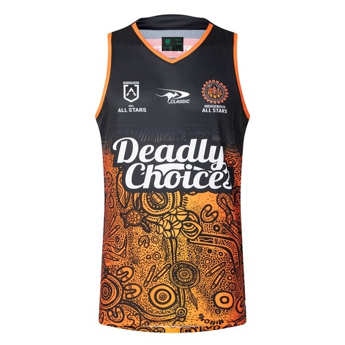 IAS Indigenous All Stars 2025 Players Training Singlet Sizes S-7XL!
