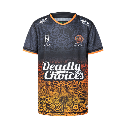 IAS Indigenous All Stars 2025 Classic Training Shirt Kids Sizes 6-14!