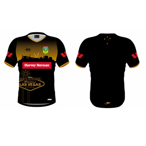 Australian Jillaroos 2025 ARL Vegas Pro Training Shirt Unisex Sizes S-7XL! 1
