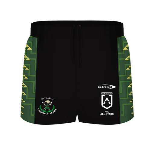 New Zealand Maori NRL All Stars 2024 Playing On Field Shorts Size S-7XL!