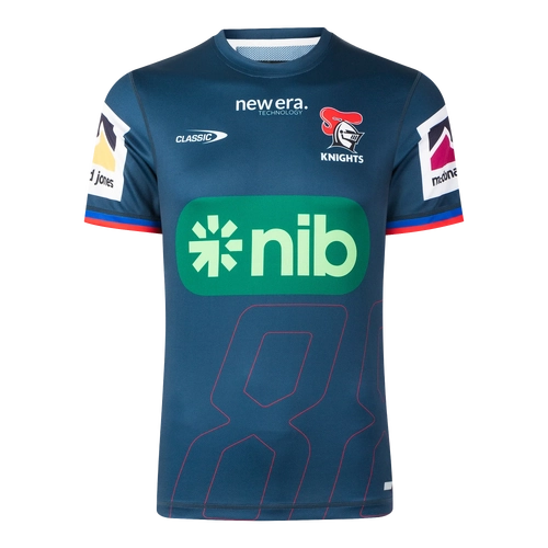 Newcastle Knights NRL 2026 Classic Training Navy Shirt Sizes S-3XL!