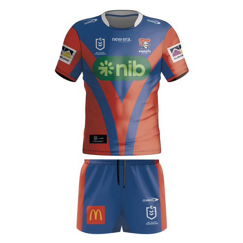 Newcastle Knights NRL 2024 Classic Home Jersey Toddlers Set Sizes 0-4!