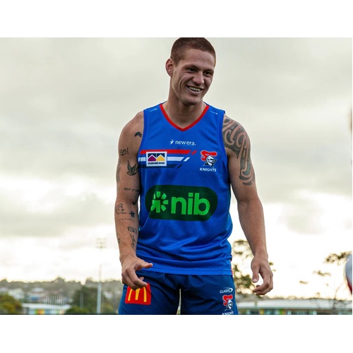 Newcastle Knights NRL 2024 Players Training Shorts Sizes S-7XL!