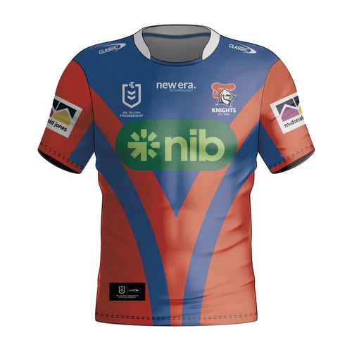 Newcastle Knights NRL 2024 Classic Home Jersey Kids Sizes 6-14! 