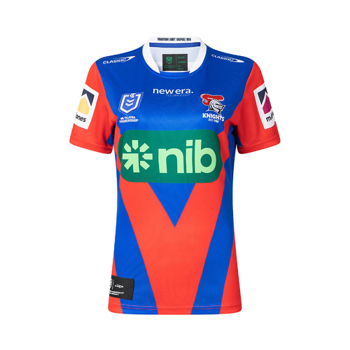 Newcastle Knights NRL 2025 Classic Home Jersey Ladies Sizes 6-18!