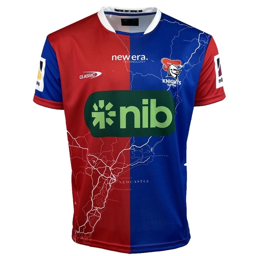 Newcastle Knights NRL 2025 Classic Captains Run Jersey Sizes S-7XL!